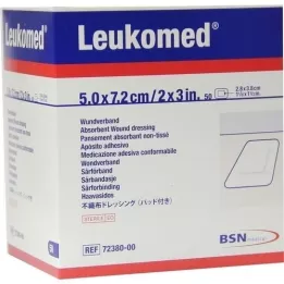 LEUKOMED steril plaster 5x7,2 cm, 50 stk