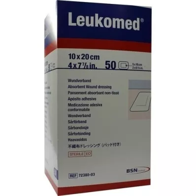 LEUKOMED sterilplaster 10x20 cm, 50 stk