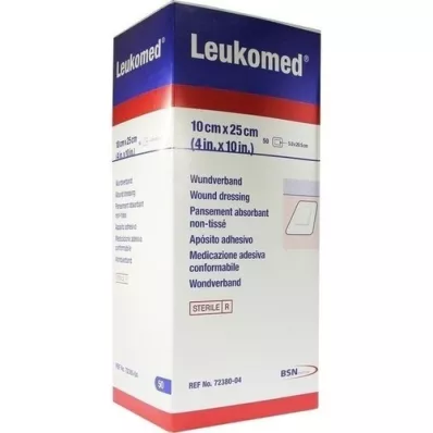 LEUKOMED sterilplaster 10x25 cm, 50 stk