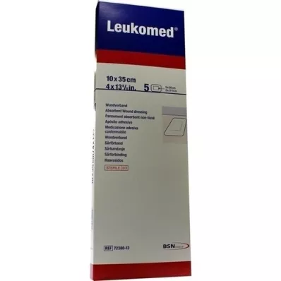 LEUKOMED steril plaster 10x35 cm, 5 stk
