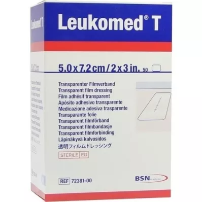 LEUKOMED transp.sterile plastre 5x7,2 cm, 50 stk