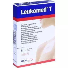 LEUKOMED transp.sterile plastre 5x7,2 cm, 5 stk