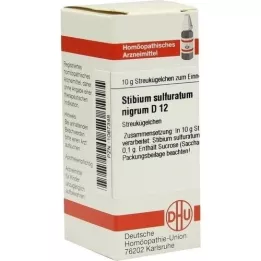 STIBIUM SULFURATUM NIGRUM D 12 kugler, 10 g