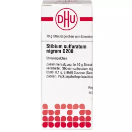 STIBIUM SULFURATUM NIGRUM D 200 kugler, 10 g