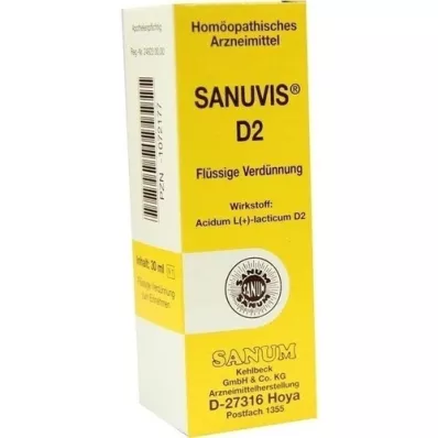 SANUVIS D 2 dråber, 30 ml