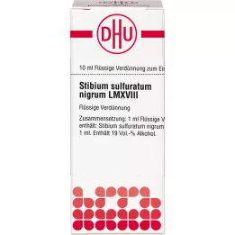 STIBIUM SULFURATUM NIGRUM LM XVIII Fortynding, 10 ml