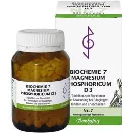 BIOCHEMIE 7 Magnesium phosphoricum D 3 tabletter, 500 stk