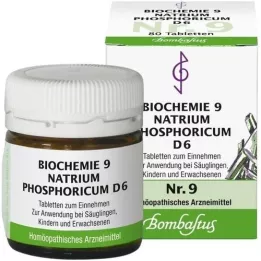 BIOCHEMIE 9 Natrum phosphoricum D 6 tabletter, 80 stk