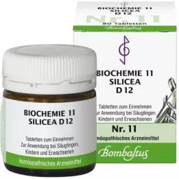 BIOCHEMIE 11 Silicea D 12 tabletter, 80 stk