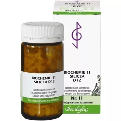 BIOCHEMIE 11 Silicea D 12 tabletter, 200 stk