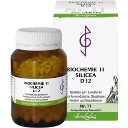 BIOCHEMIE 11 Silicea D 12 tabletter, 500 stk