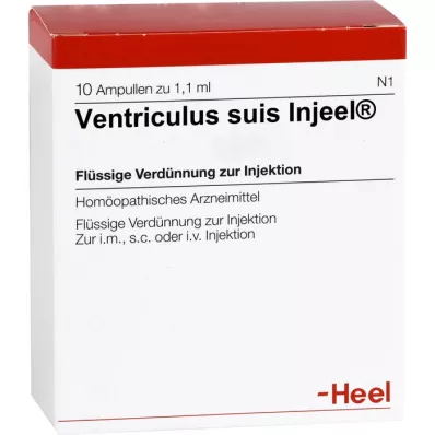 VENTRICULUS SUIS Injeel ampuller, 10 stk VENTRICULUS SUIS Injeel ampuller, 10 stk