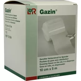 GAZIN Bandagegaze 10 cmx5 m 8-fold, 1 stk