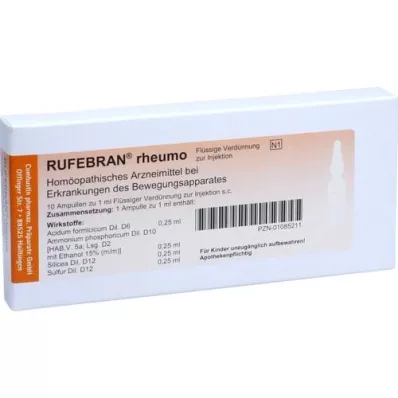 RUFEBRAN rheumo ampuller, 10 stk