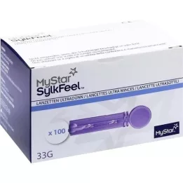 MYSTAR SylkFeel lancetter 33 G, 100 stk
