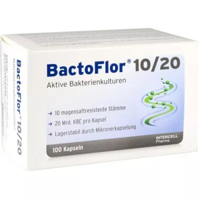 BACTOFLOR 10/20 kapsler, 100 stk