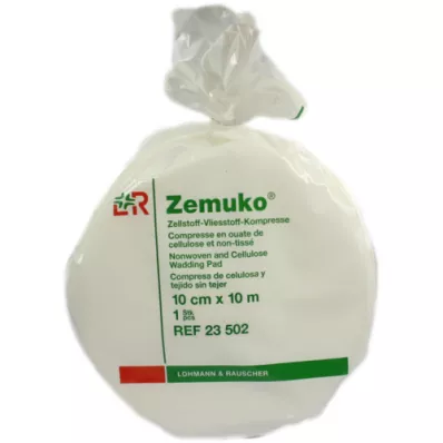 ZEMUKO Ikke-vævet kompressionsrulle 10 cmx10 m, 1 stk