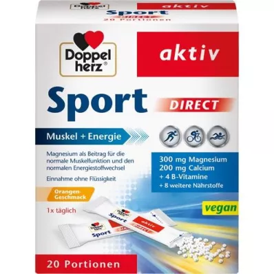 DOPPELHERZ Sport DIRECT Vitaminer + mineraler, 20 stk