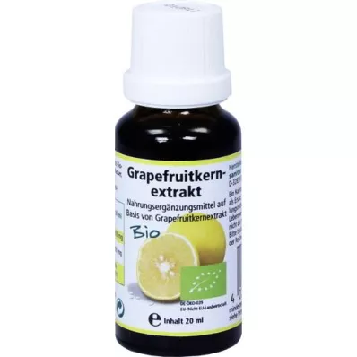 GRAPEFRUIT KERN Ekstraher organisk opløsning, 20 ml