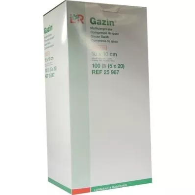 GAZIN Gaze komp. 10x10 cm steril 12-fold, 5x20 stk