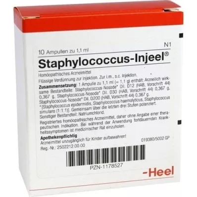 STAPHYLOCOCCUS INJEEL Ampuller, 10 stk
