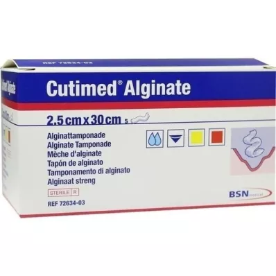 CUTIMED Alginat Alginat tamponade 2,5x30 cm, 5 stk