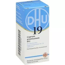 BIOCHEMIE DHU 19 Cuprum arsenicosum D 12 tabletter, 80 stk