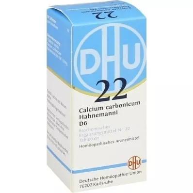 BIOCHEMIE DHU 22 Calcium carbonicum D 6 tabletter, 80 stk