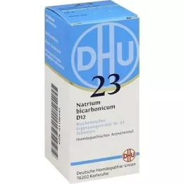 BIOCHEMIE DHU 23 Natrum bicarbonicum D 12 tabletter, 80 stk