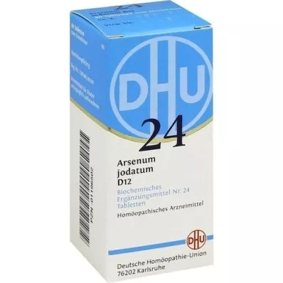 BIOCHEMIE DHU 24 Arsenum jodatum D 12 tabletter, 80 stk