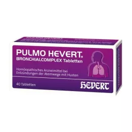 PULMO HEVERT Bronkial kompleks tabletter, 40 stk