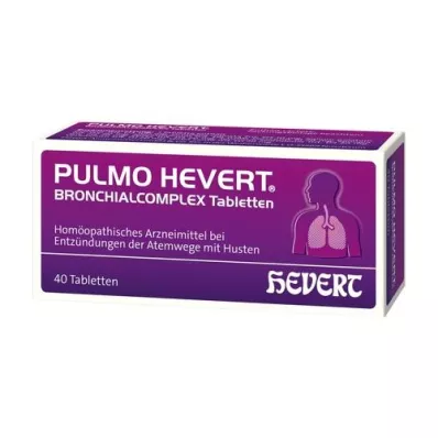 PULMO HEVERT Bronkial kompleks tabletter, 40 stk