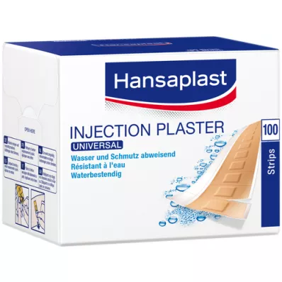 HANSAPLAST Universal Injekt.Pfl.Strips vandres., 100 stk