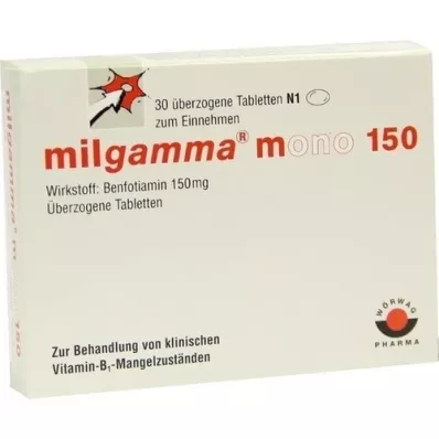 MILGAMMA mono 150 overtrukne tabletter, 30 stk