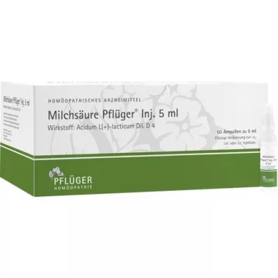 MILCHSÄURE Pflueger injektionsopløsning 5 ml, 50 stk