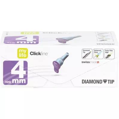 MYLIFE Clickfine pennåle 4 mm, 100 stk
