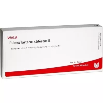 PULMO/TARTARUS stibiatus II ampuller, 10X1 ml PULMO/TARTARUS stibiatus II ampuller, 10X1 ml