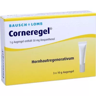 CORNEREGEL Øjengelé, 3X10 g