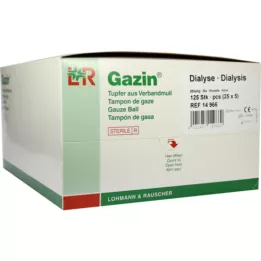 GAZIN Dialysepodepind 2+3 steril med beskyttelsesring, 125 stk