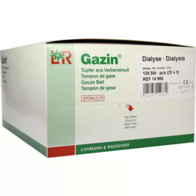 GAZIN Dialysepodepind 2+3 steril med beskyttelsesring, 125 stk