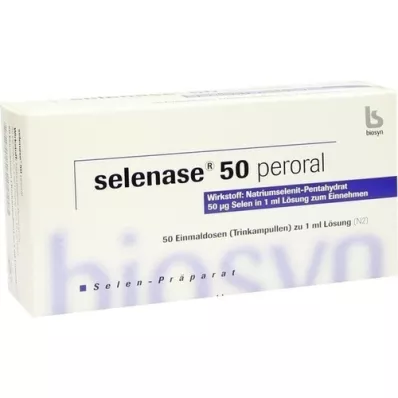 SELENASE 50 peroral oral opløsning, 50X1 ml SELENASE 50 peroral oral opløsning, 50X1 ml