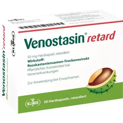 VENOSTASIN retard 50 mg hård kapsel retarderet, 50 stk VENOSTASIN retard 50 mg hård kapsel retarderet, 50 stk