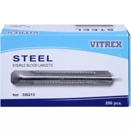 BLUTLANZETTEN Enkelt metal, 200 stk
