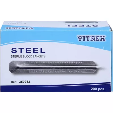 BLUTLANZETTEN Enkelt metal, 200 stk