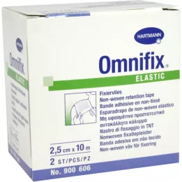 OMNIFIX elastik 2,5 cmx10 m rulle, 2 stk