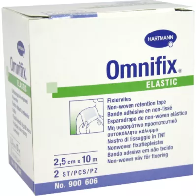 OMNIFIX elastik 2,5 cmx10 m rulle, 2 stk