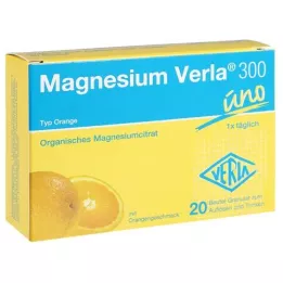 MAGNESIUM VERLA 300 appelsingranulat, 20 stk