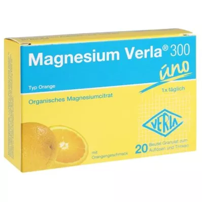 MAGNESIUM VERLA 300 appelsingranulat, 20 stk