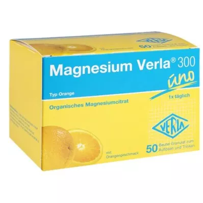 MAGNESIUM VERLA 300 appelsingranulat, 50 stk