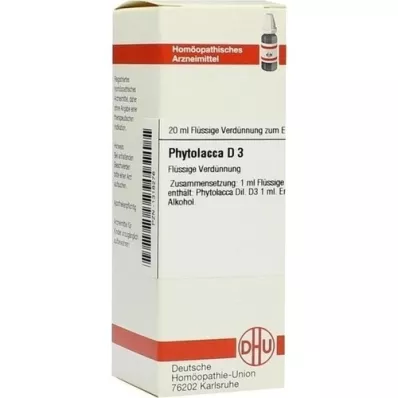 PHYTOLACCA D3-fortynding, 20 ml